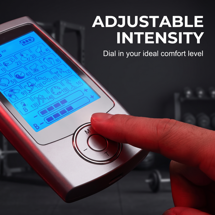 Professional EMS TENS Muscle Stimulator Full Body Massage Device 16 Modes Electric Pulse Massager Electrostimulator for Muscle Recovery Home Use