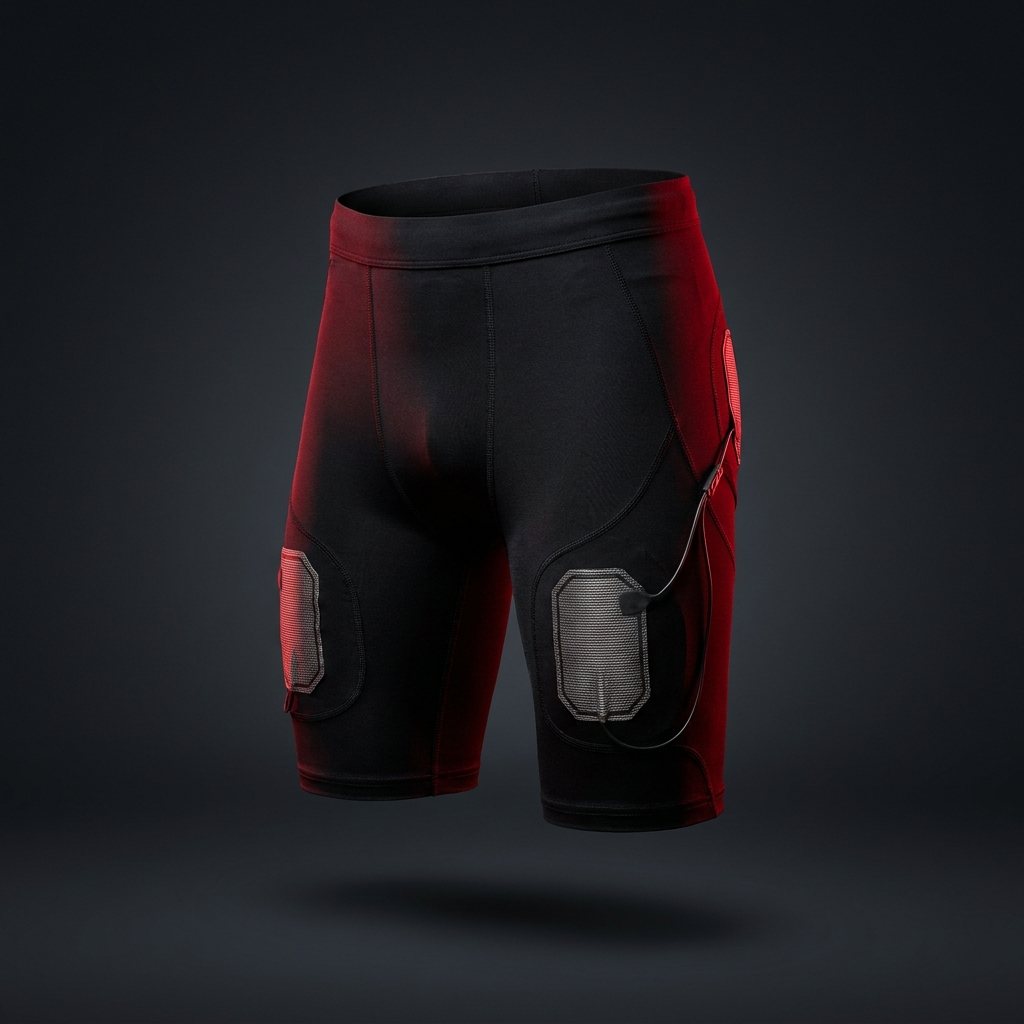 Professional EMS Toning Shorts Pelvic Floor Trainer 6 Modes 30 Levels Butt Lifter Muscle Stimulation Slimming Shorts for Hips Thighs Body Shaping Home Fitness