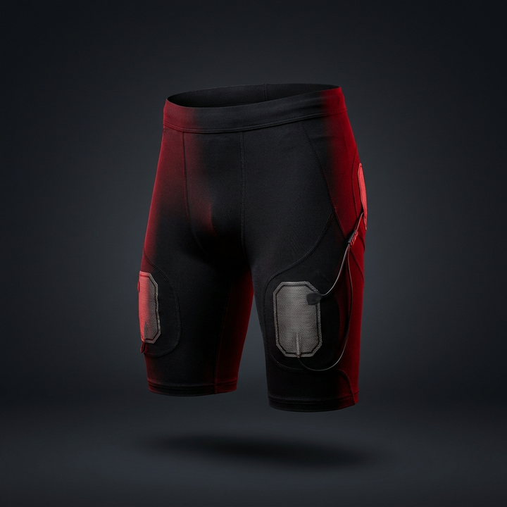 Professional EMS Toning Shorts Pelvic Floor Trainer 6 Modes 30 Levels Butt Lifter Muscle Stimulation Slimming Shorts for Hips Thighs Body Shaping Home Fitness
