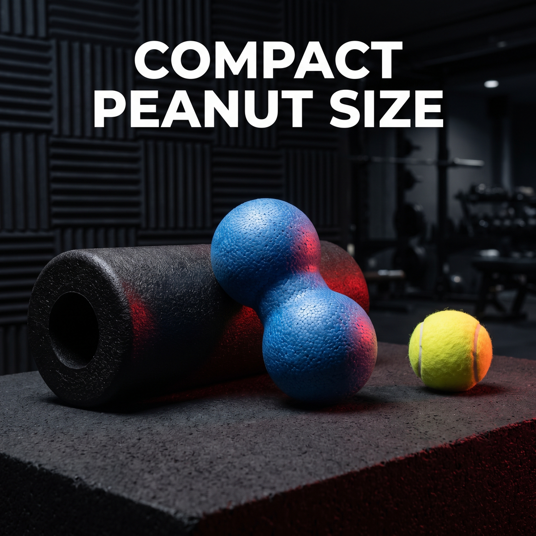 Professional EPP Peanut Massage Ball High Density Foam Roller Ball Myofascial Release Trigger Point Muscle Relaxation Recovery Fitness Yoga Physiotherapy