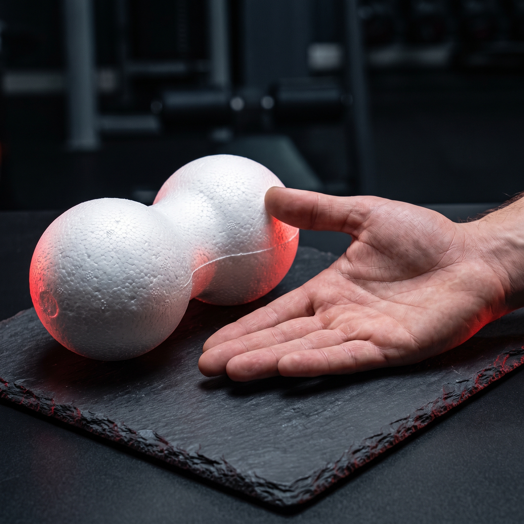 Professional EPP Peanut Massage Ball High Density Foam Roller Ball Myofascial Release Trigger Point Relief Muscle Recovery Fitness Yoga Rehabilitation