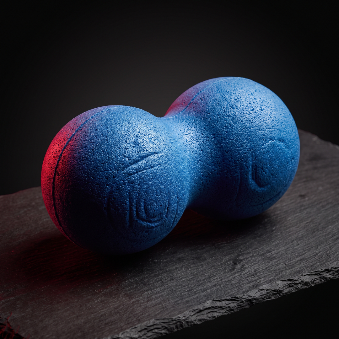 Professional EPP Peanut Massage Ball High Density Foam Roller Ball Myofascial Release Trigger Point Relief Muscle Recovery Fitness Yoga Rehabilitation