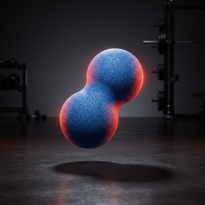 Professional EPP Peanut Massage Ball High Density Foam Roller Ball Myofascial Release Trigger Point Relief Muscle Recovery Fitness Yoga Rehabilitation
