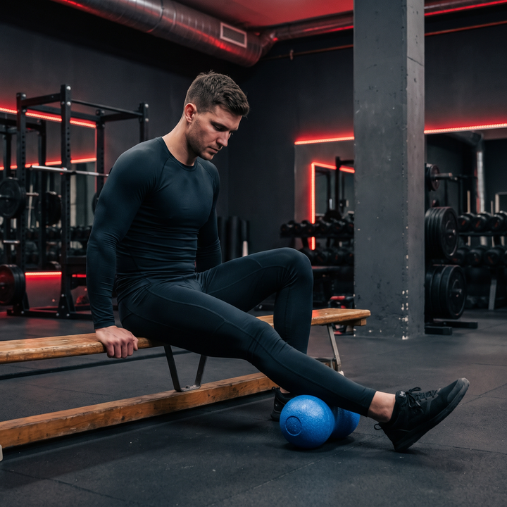 Professional EPP Peanut Massage Ball High Density Foam Roller Ball Myofascial Release Trigger Point Relief Muscle Recovery Fitness Yoga Rehabilitation