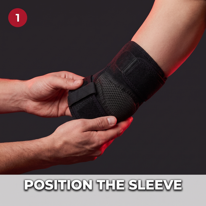 Professional Elbow Brace Compression Sleeve Elbow Support Strap for Tennis Elbow Golfers Elbow Tendonitis Bursitis Epicondylitis Sports Recovery Rehabilitation