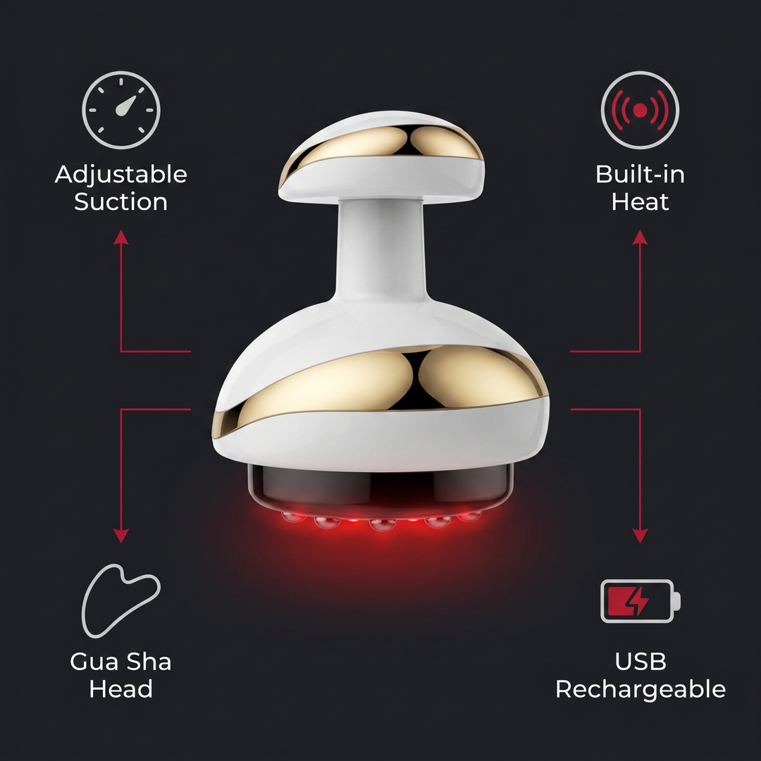 Professional Electric Cupping Massage Device Vacuum Suction Cup Body Massager with Heat Guasha Scraping Anti-Cellulite Home Recovery Tool