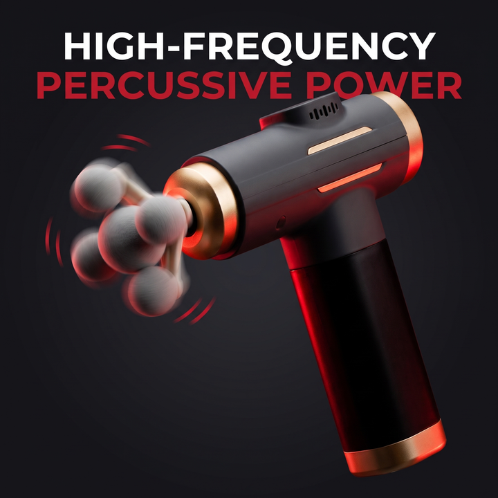 Professional Electric Massage Gun 11-Head Percussion Massager 99 Speed Levels Deep Tissue Muscle Recovery Device for Back Legs Arms Home Gym Use