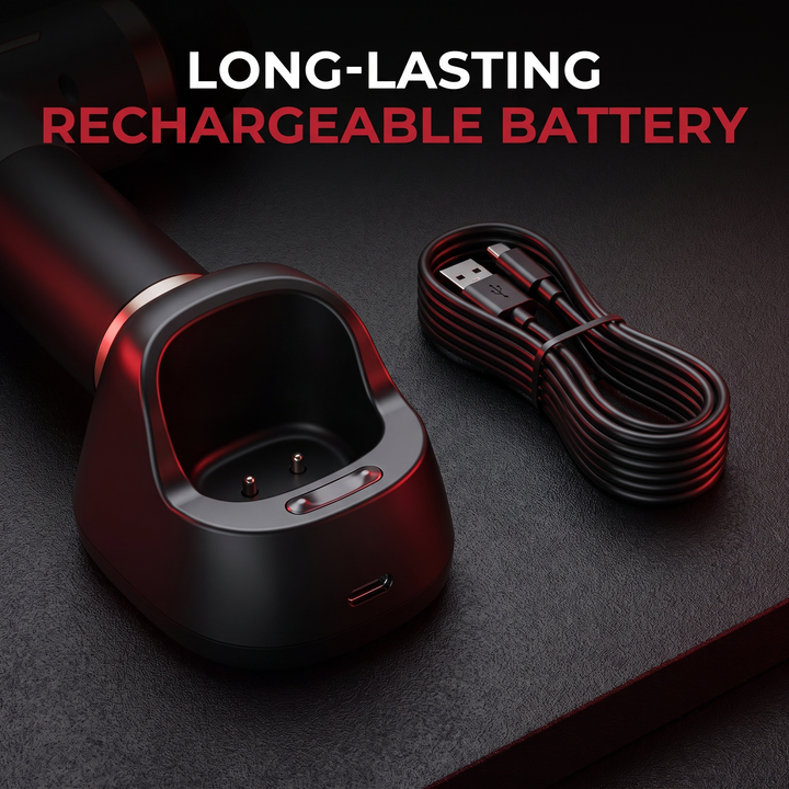 Professional Electric Massage Gun 11-Head Percussion Massager 99 Speed Levels Deep Tissue Muscle Recovery Device for Back Legs Arms Home Gym Use