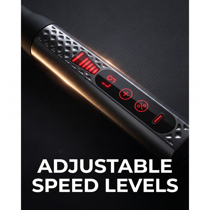Professional Electric Massage Gun Long Bent Handle Deep Tissue Muscle Massager Rechargeable Percussion Massager for Back Neck Shoulders Muscle Relief Home Gym Recovery