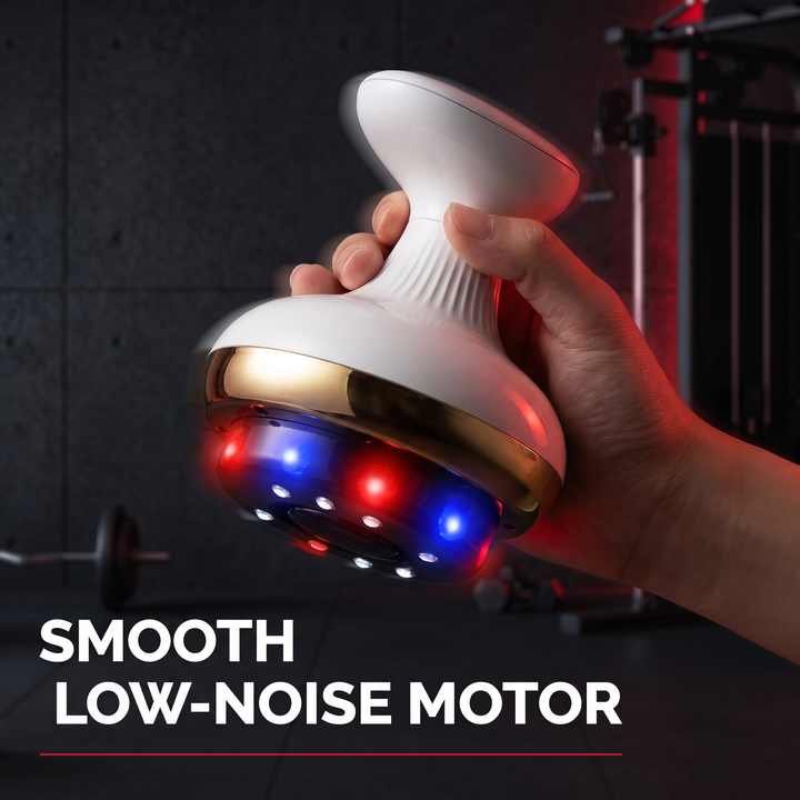 Professional Electric Massage Scraping Brush Body Meridian Dredging Cupping Tool Abdominal Back Massager for Home Use Recovery