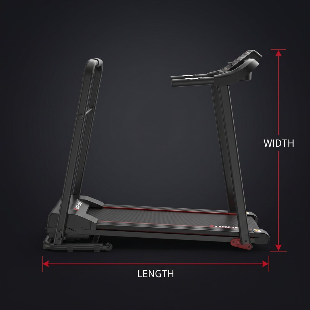 Professional Electric Treadmill Running Machine Motorised Walking Jogging Fitness Treadmill for Home Gym Cardio Training Daily Workout