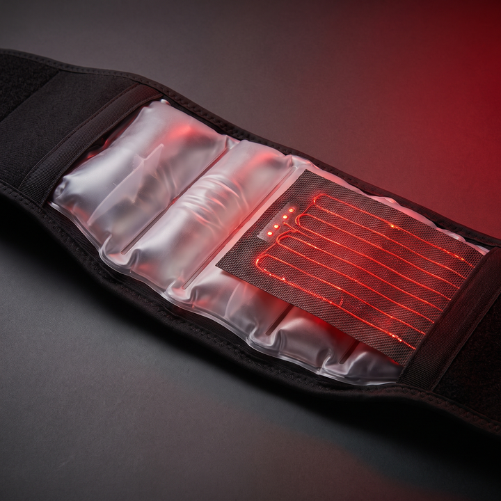 Professional Electric Waist Massager Inflatable Lumbar Support Belt Air Compression EMS Heating Vibration Back Traction Massage Pillow Spine Relief Home Use