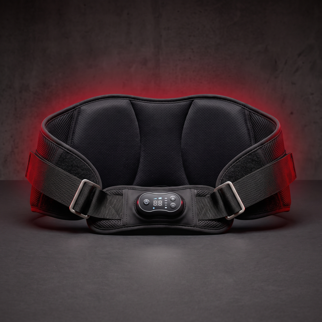 Professional Electric Waist Massager Inflatable Lumbar Support Belt Air Compression EMS Heating Vibration Back Traction Massage Pillow Spine Relief Home Use