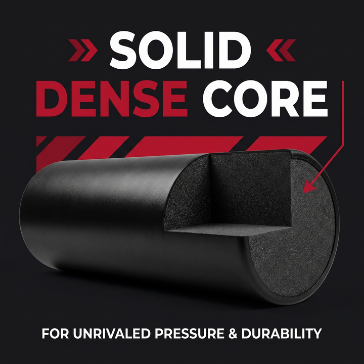 Professional Foam Roller High-Density Solid Core Muscle Recovery Massage Roller 33cm Deep Tissue Myofascial Release Home Gym Fitness Yoga Mobility Tool