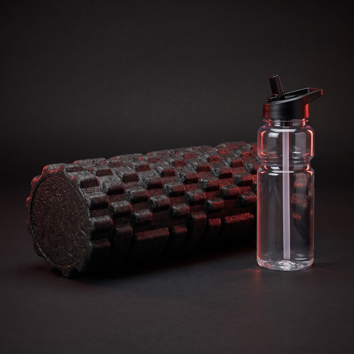 Professional Foam Roller High-Density Solid Core Muscle Recovery Massage Roller 33cm Deep Tissue Myofascial Release Home Gym Fitness Yoga Mobility Tool