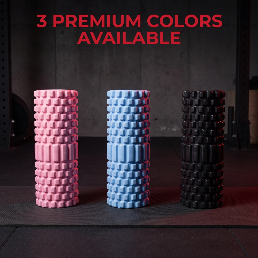 Professional Foam Roller Muscle Recovery Roller Deep Tissue Massage Myofascial Release Back Leg Arm Mobility Training Home Gym Fitness
