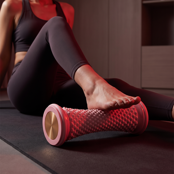 Professional Foot Massage Roller Set Plantar Fascia Roller Yoga Massage Ball Muscle Relaxation Foot Care Recovery Tool for Home Gym Fitness Rehabilitation