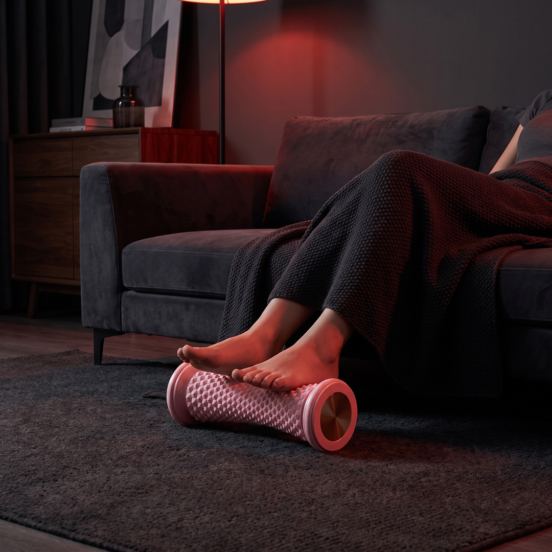 Professional Foot Massage Roller Set Plantar Fascia Roller Yoga Massage Ball Muscle Relaxation Foot Care Recovery Tool for Home Gym Fitness Rehabilitation