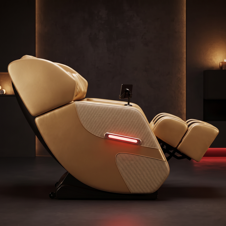 Professional Full Body Massage Recliner Chair Zero Gravity Recliner with Airbags Foot Roller Massage Auto Modes Home Recovery Relaxation Chair