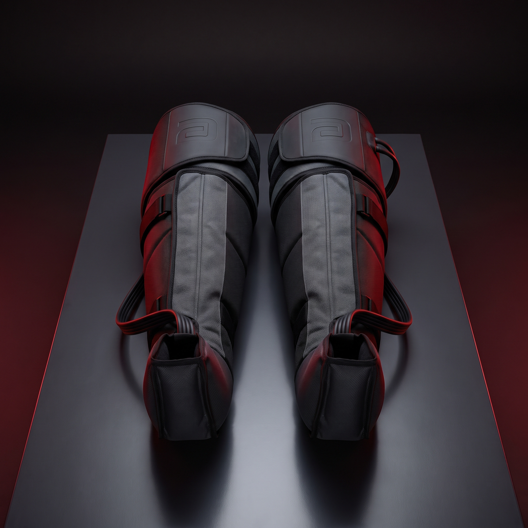 Professional Full Leg Air Compression Massager Four Chamber Sequential Pressure Massage Device for Circulation Recovery Lymphatic Support Home Use