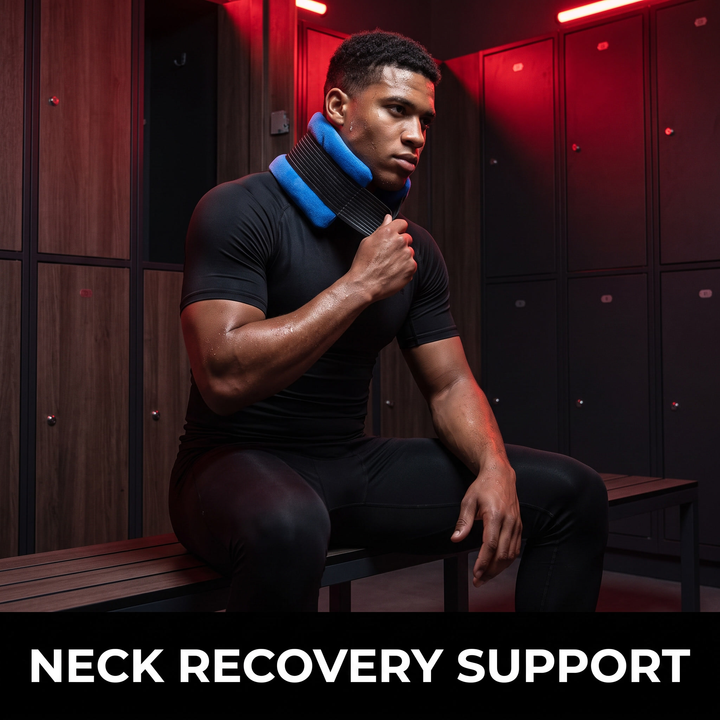 Professional Gel Ice Pack with Adjustable Elastic Strap Hot Cold Compress Wrap for Shoulder Knee Back Neck Ankle Recovery Support