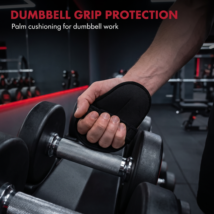 Professional Gym Gloves Half Finger Palm Protector Weightlifting Grips Pads Dumbbell Lifting Training Gloves for Home Gym Workout