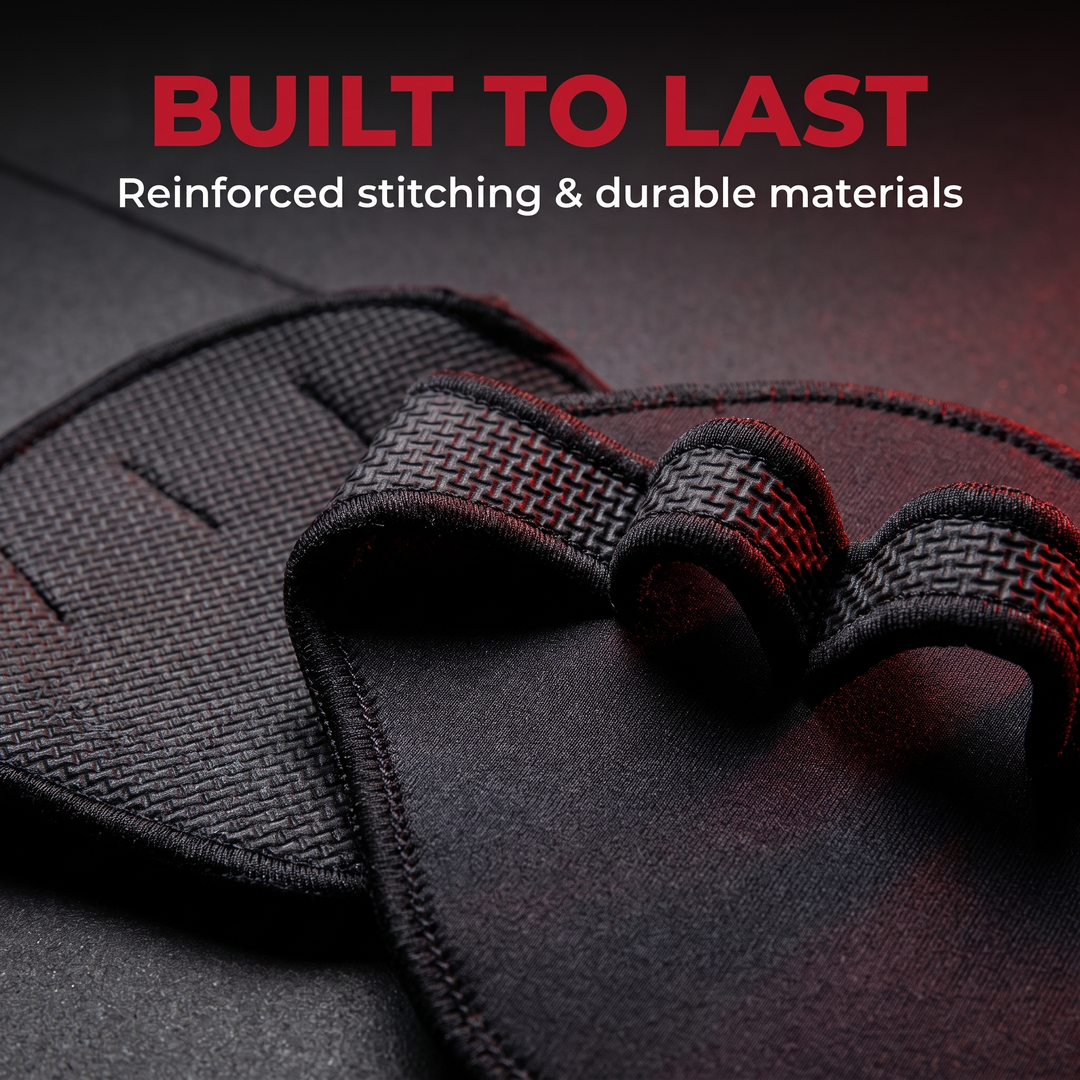Professional Gym Gloves Half Finger Palm Protector Weightlifting Grips Pads Dumbbell Lifting Training Gloves for Home Gym Workout
