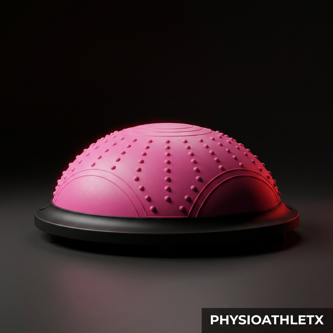 Professional Half Balance Ball 46cm BOSU Stability Trainer Yoga Fitness Core Strength Training Balance Board Home Gym Workout Recovery