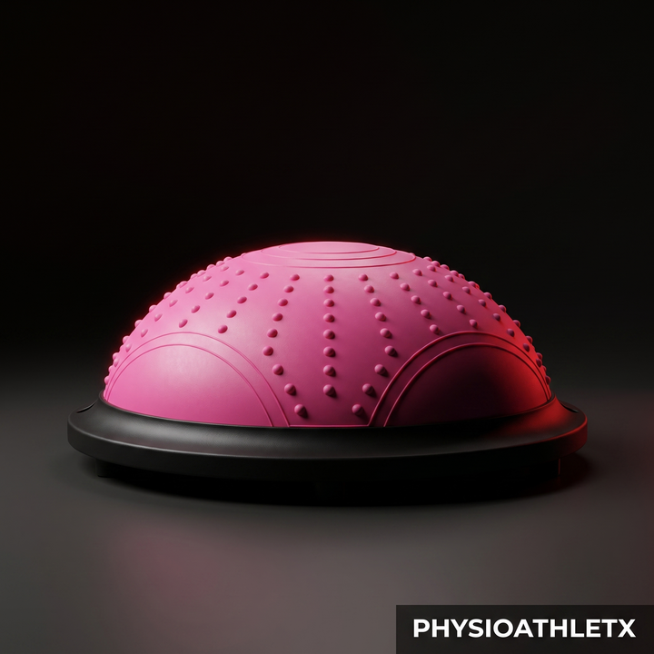 Professional Half Balance Ball 46cm BOSU Stability Trainer Yoga Fitness Core Strength Training Balance Board Home Gym Workout Recovery