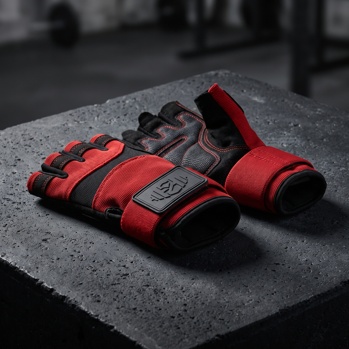 Professional Half Finger Gym Gloves with Wrist Support Non Slip Grip Weight Lifting Gloves for Dumbbell Barbell Pull Up Bar Fitness Training Men Women