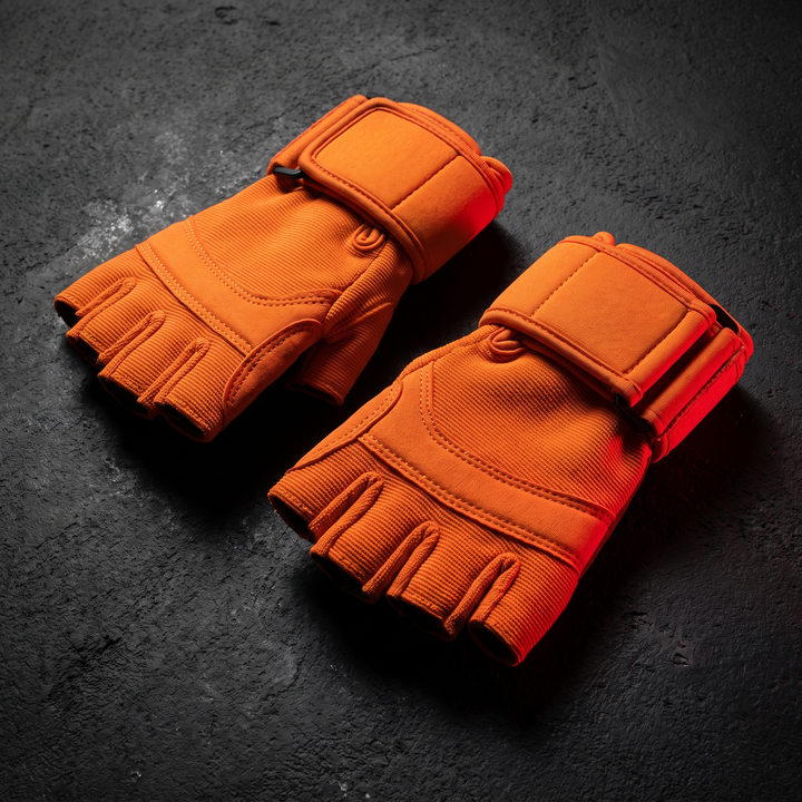Professional Half Finger Gym Gloves with Wrist Support Non Slip Grip Weight Lifting Gloves for Dumbbell Barbell Pull Up Bar Fitness Training Men Women