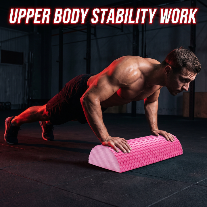 Professional Half Round Foam Roller EVA Balance Trainer 30cm Massage Roller for Yoga Pilates Fitness Muscle Recovery Home Gym