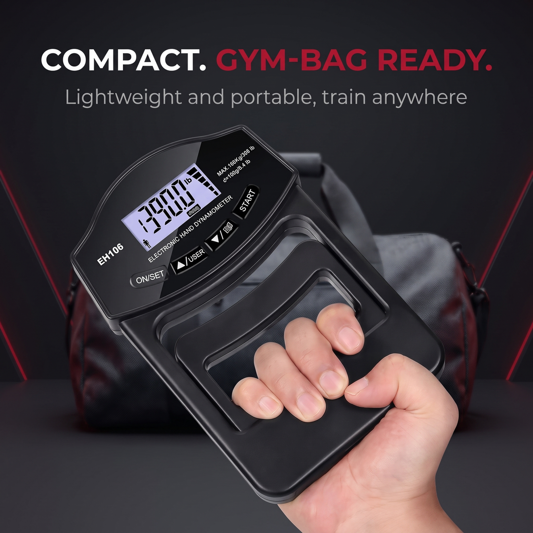 Professional Hand Grip Strength Dynamometer Digital LCD Display Forearm Trainer Grip Strengthener Squeeze Exercise Rehabilitation Fitness Tool