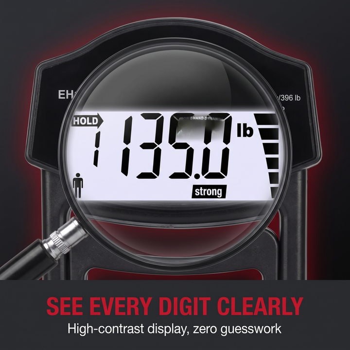 Professional Hand Grip Strength Dynamometer Digital LCD Display Forearm Trainer Grip Strengthener Squeeze Exercise Rehabilitation Fitness Tool