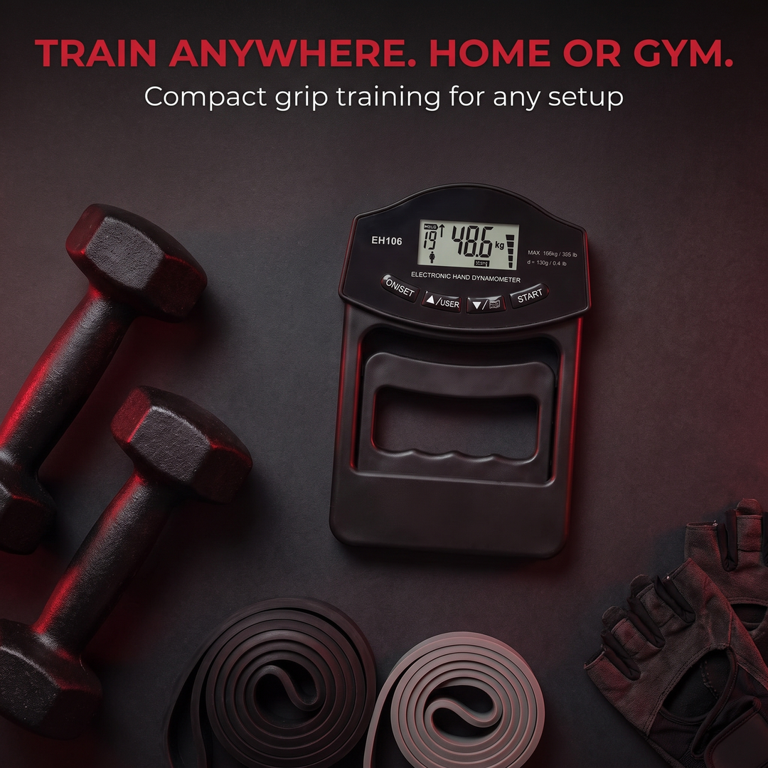 Professional Hand Grip Strength Dynamometer Digital LCD Display Forearm Trainer Grip Strengthener Squeeze Exercise Rehabilitation Fitness Tool