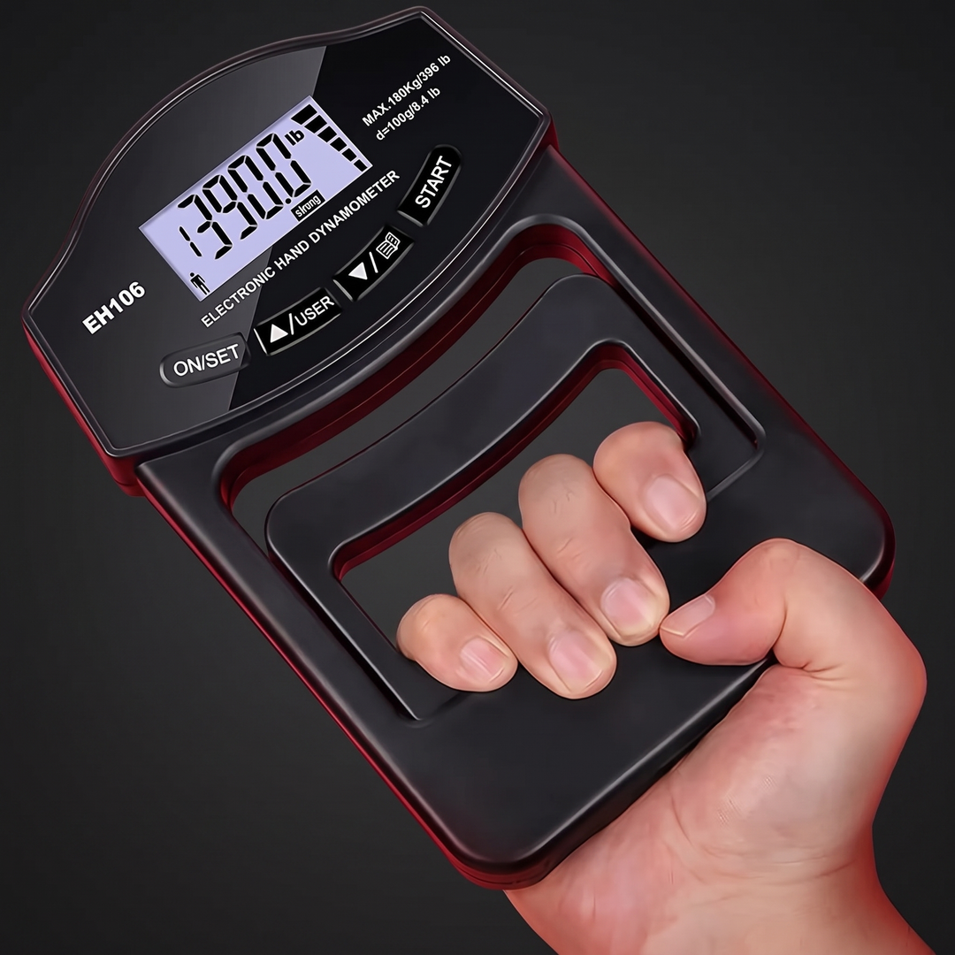Professional Hand Grip Strength Dynamometer Digital LCD Display Forearm Trainer Grip Strengthener Squeeze Exercise Rehabilitation Fitness Tool