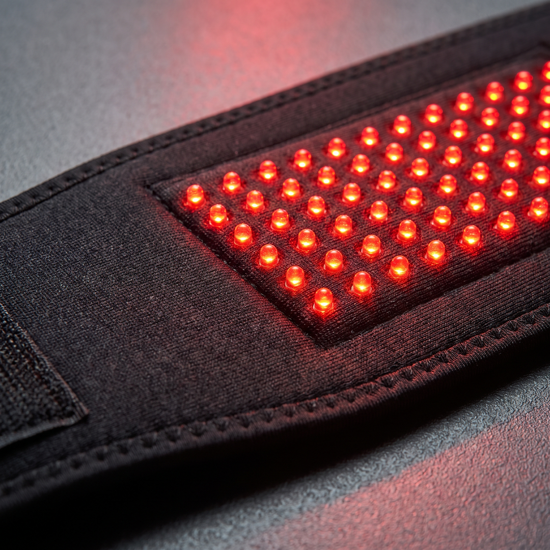 Professional Heated Massage Waist Belt Red Light Therapy Vibration Massage Pad Cordless Muscle Relaxation Back Waist Support Recovery Belt for Home Use