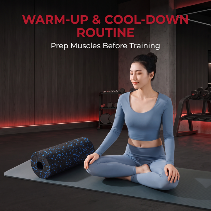 Professional High-Density EPP Foam Roller Muscle Recovery Trigger Point Massage Roller Deep Tissue Back Leg Mobility Home Gym Fitness Physio Training