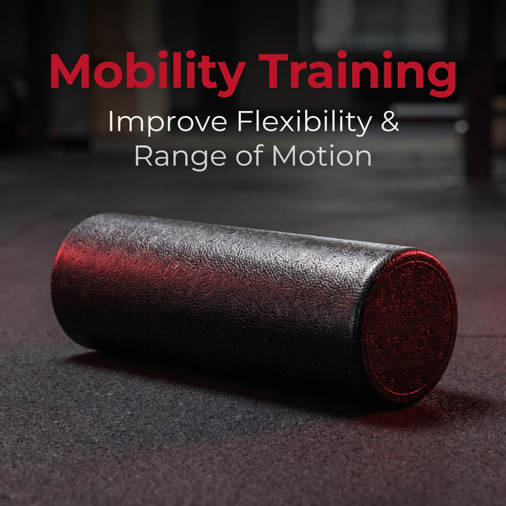 Professional High-Density Foam Roller Back Legs Muscle Recovery Deep Tissue Massage Myofascial Release Home Gym Mobility Training