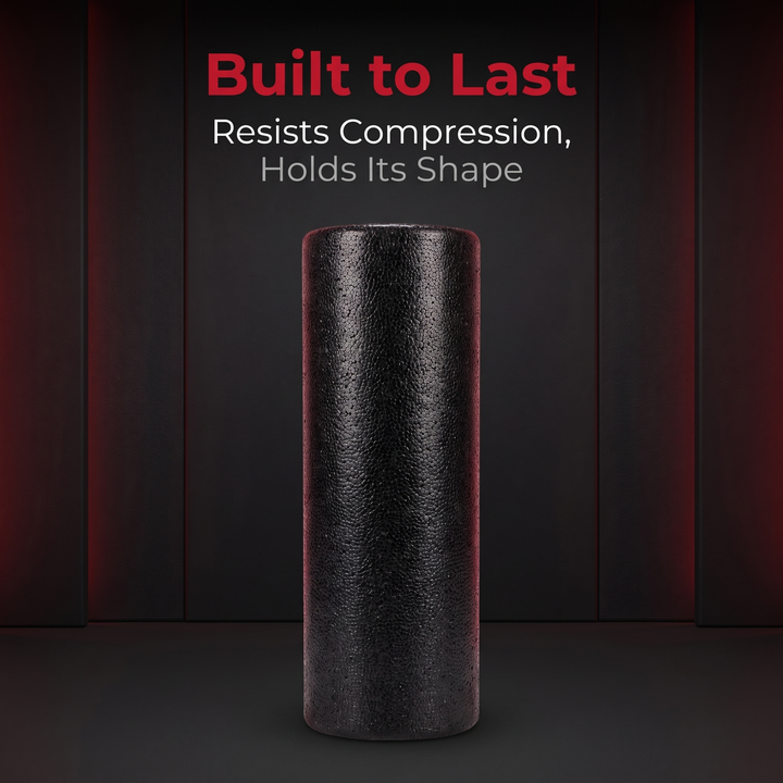 Professional High-Density Foam Roller Back Legs Muscle Recovery Deep Tissue Massage Myofascial Release Home Gym Mobility Training
