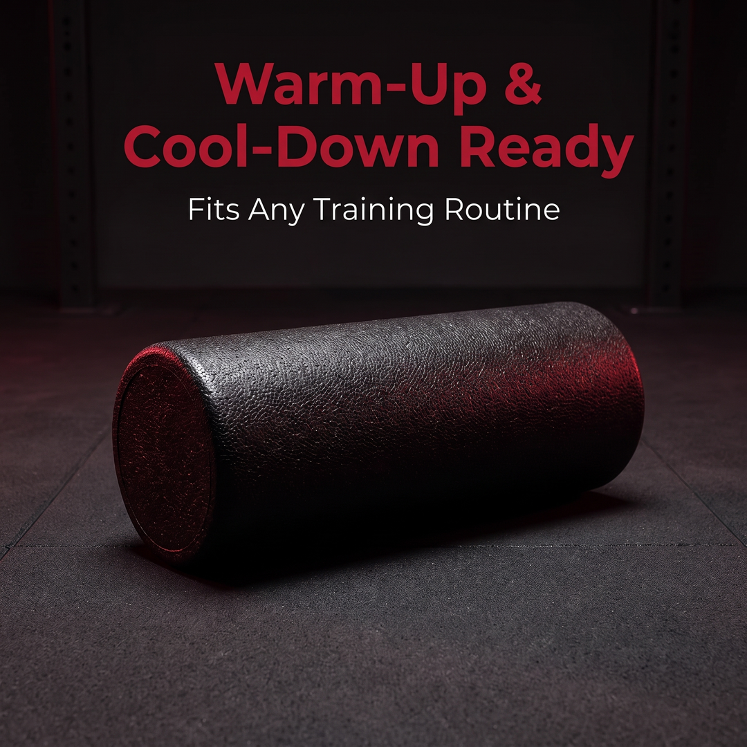 Professional High-Density Foam Roller Back Legs Muscle Recovery Deep Tissue Massage Myofascial Release Home Gym Mobility Training