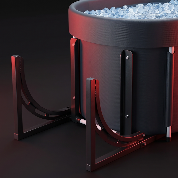 Professional Ice Bath Tub for Athletes with Lid Portable Cold Water Immersion Tub 130 Gallon Capacity Hot Cold Therapy Plunge Pool Recovery Tub for Home Gym Outdoor Use