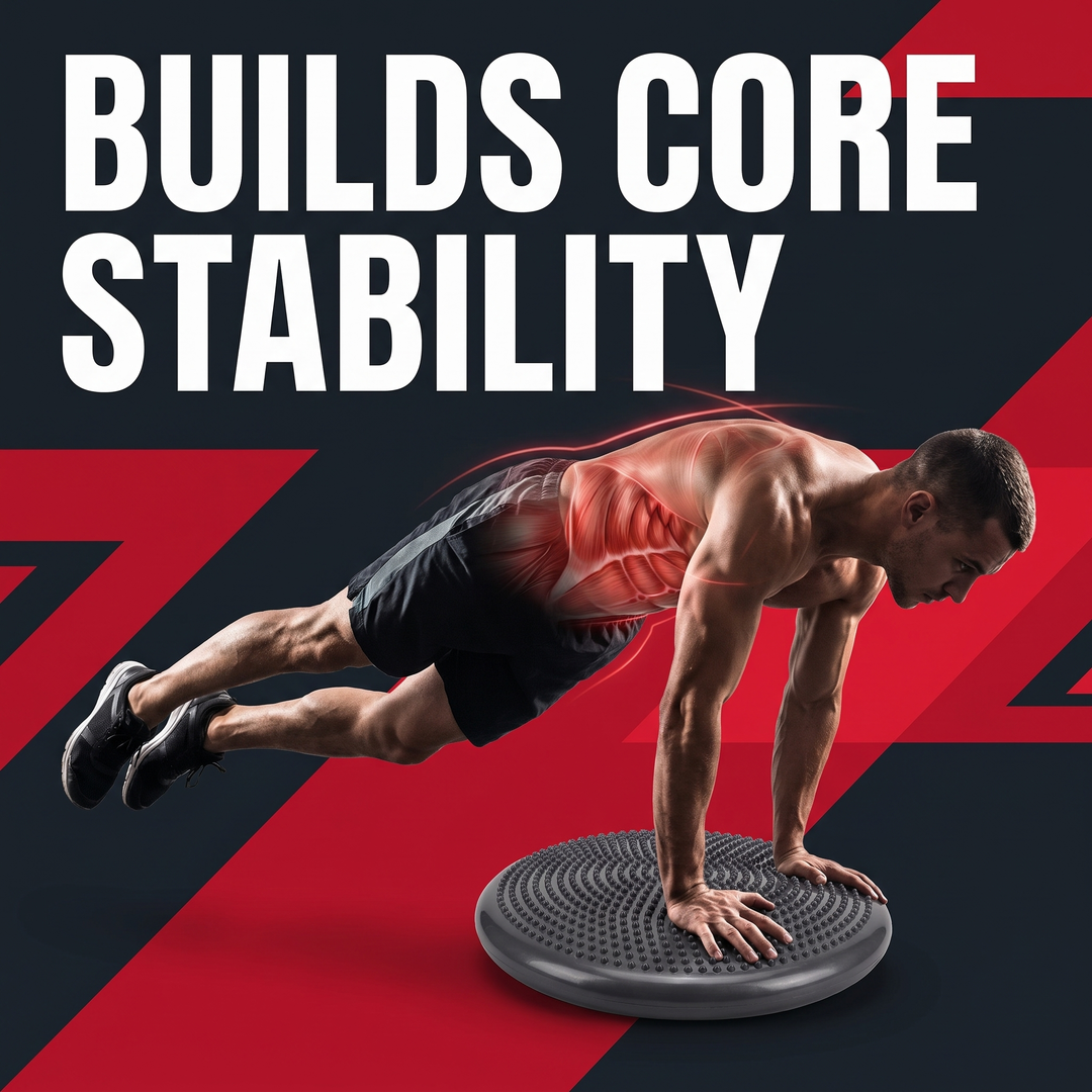 Professional Inflatable Balance Pad Anti-Burst Massage Cushion Stability Disc Yoga Fitness Balance Board Training Pad for Home Gym Rehabilitation Core Strength Workout