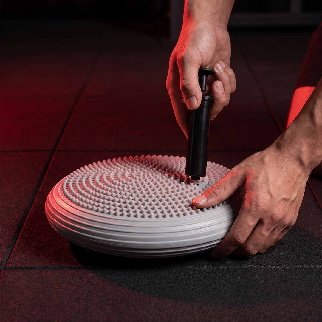 Professional Inflatable Balance Pad Core Stability Trainer Yoga Pilates Fitness Balance Board for Home Gym Rehabilitation Balance Training