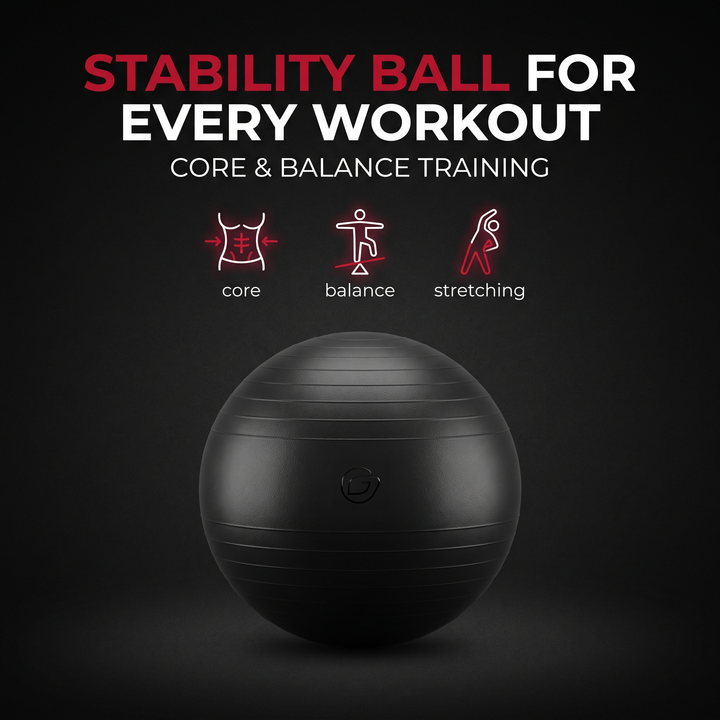 Professional Inflatable Yoga Ball 65cm Anti-Slip Exercise Ball for Pregnancy Prenatal Fitness Birthing Ball Posture Support Home Gym Stability Training