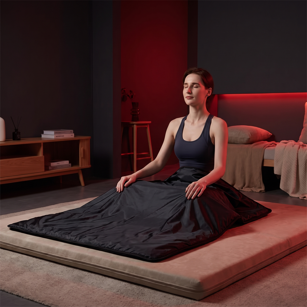 Professional Infrared Sauna Blanket Full Body Sweat Therapy Blanket Home Spa Recovery Wrap Portable Heat Blanket for Relaxation Muscle Recovery Wellness