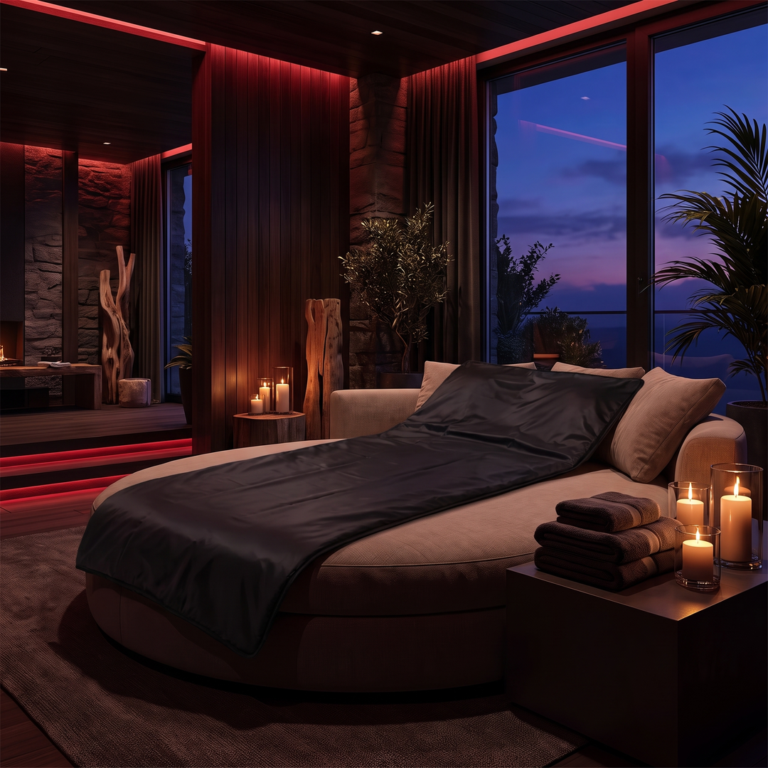 Professional Infrared Sauna Blanket Full Body Sweat Therapy Blanket Home Spa Recovery Wrap Portable Heat Blanket for Relaxation Muscle Recovery Wellness