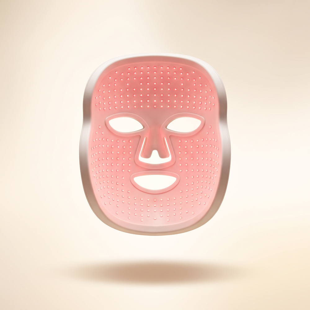 Professional LED Face & Neck Light Therapy Mask 7 Colour Red Light Skin Rejuvenation Anti-Ageing Beauty Device for Home Skincare Facial Treatment
