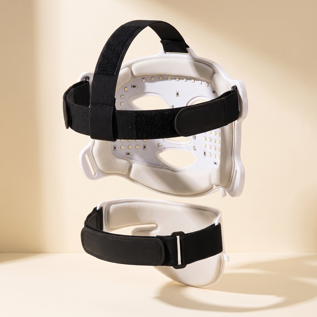 Professional LED Face &amp; Neck Light Therapy Mask 8 Colour Red Near-Infrared Photon Skin Firming Oil Control Anti-Redness Whitening Home Skin Care