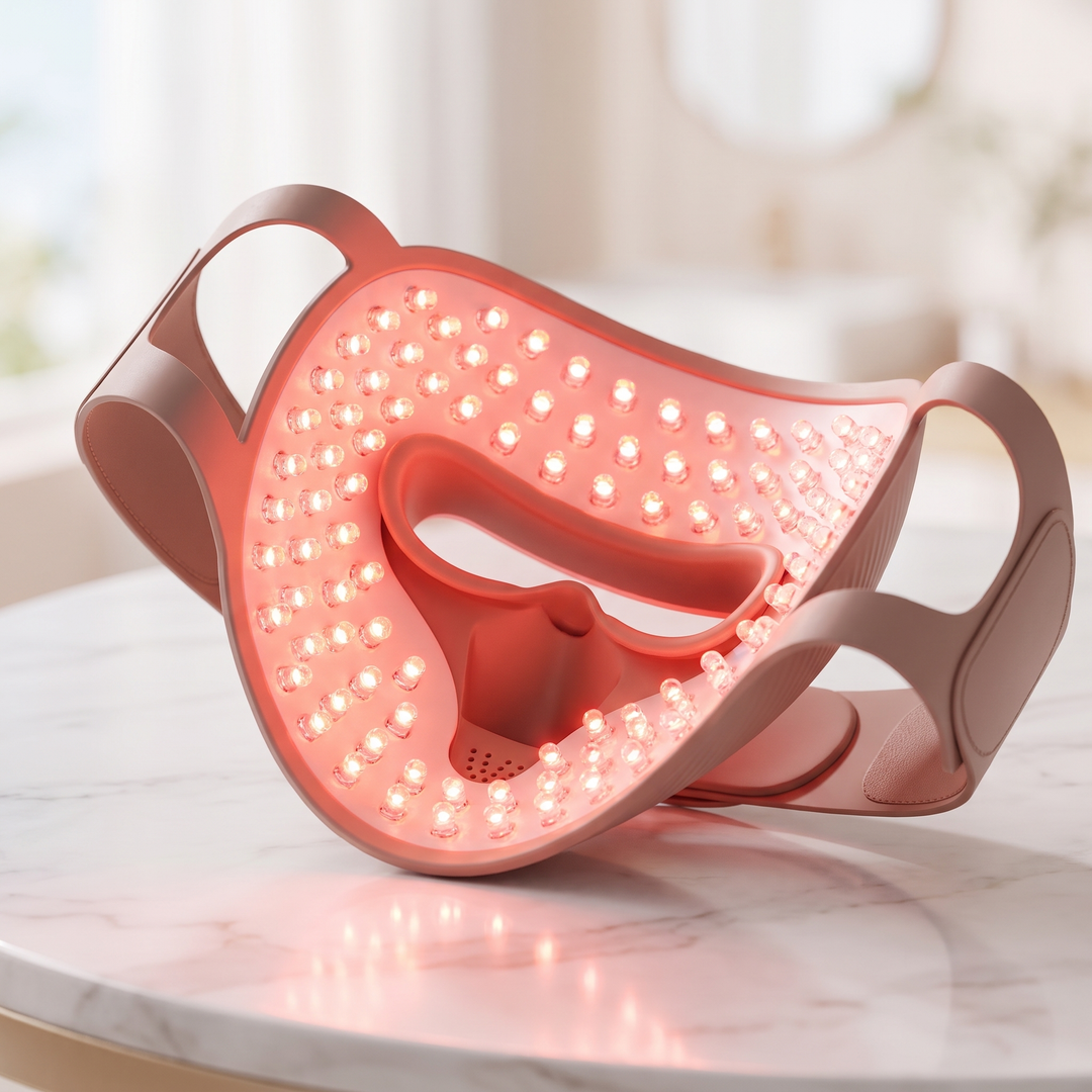 Professional LED Light Therapy Face Mask 4 Colour Red Infrared Photon Skin Rejuvenation Anti Acne Pore Care Wireless Rechargeable Home Skincare